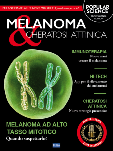 copertina melanoma e cheratosi