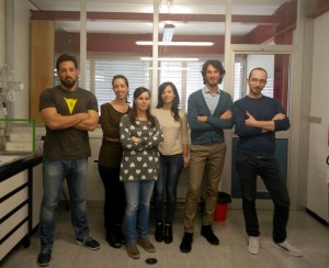 Graziano Martello con il suo team di ricerca